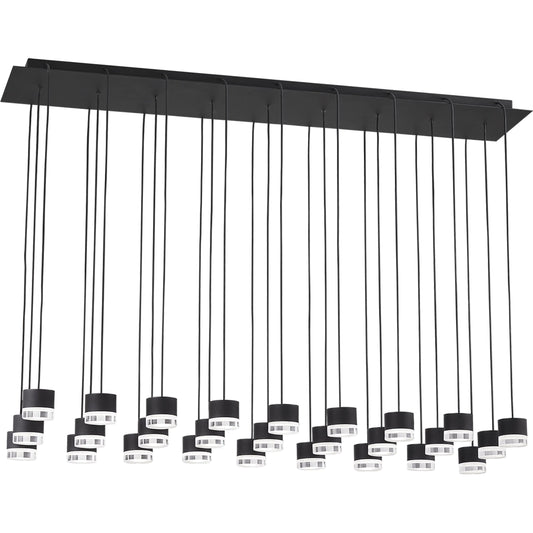 Gable 27 Light Chandelier by Visual Comfort & Co.. Made from aluminum or brass in a modern style.