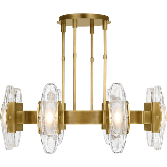 Wythe Large Chandelier by Visual Comfort & Co.. Made from aluminum in a modern style.
