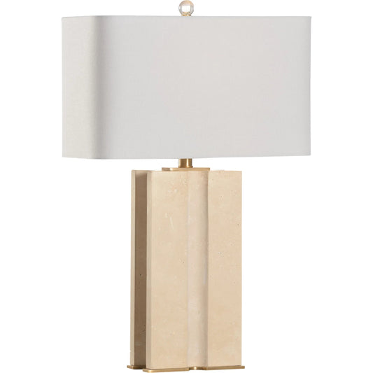 Groove Table Lamp by Chelsea House in natural, brass. Made from unique in a transitional style.
