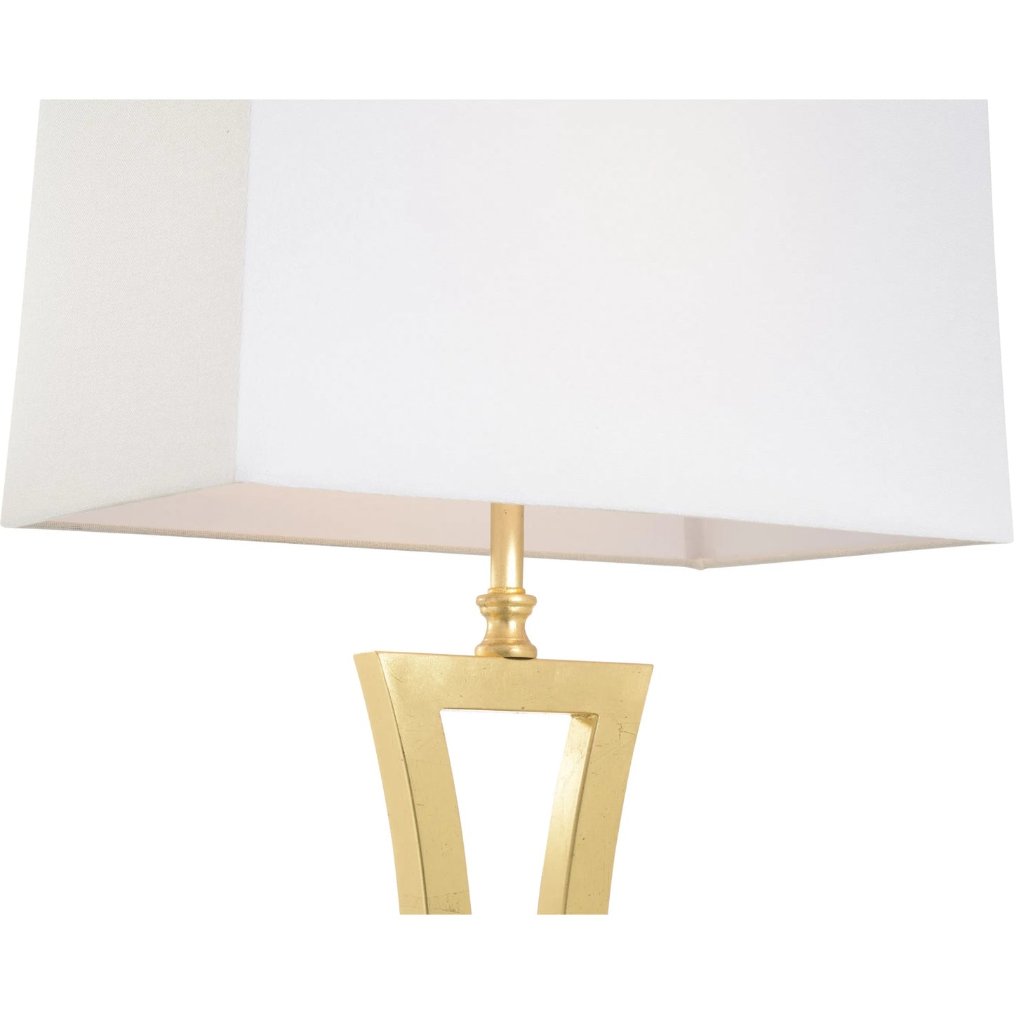 000 SI-2104748 | Closeup | Arbor Table Lamp by Chelsea House in gold leaf, clear. Made from unique in a transitional style.