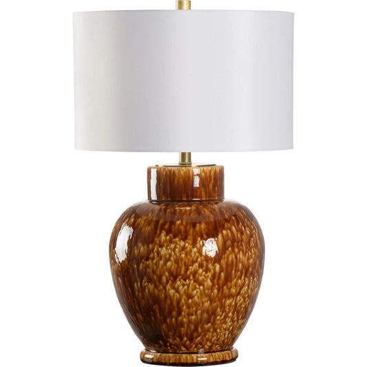 001 SI-2334862 | Primary Silo | Jennifer Tortoise Lamp by Chelsea House in brown and mottled brown glaze. Made from unique in a modern style.