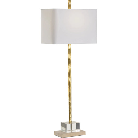 Crawford Table Lamp by Chelsea House in black, brown and gold, clear, natural brown. Made from unique in a transitional style.