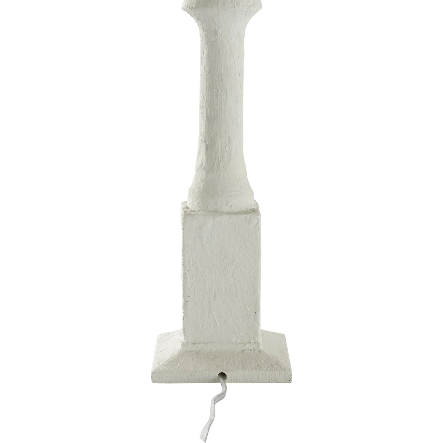 002 SI-2387759 | Additional Silo | Lawrence Lamp by Chelsea House in white plaster. Made from unique in a unique style.