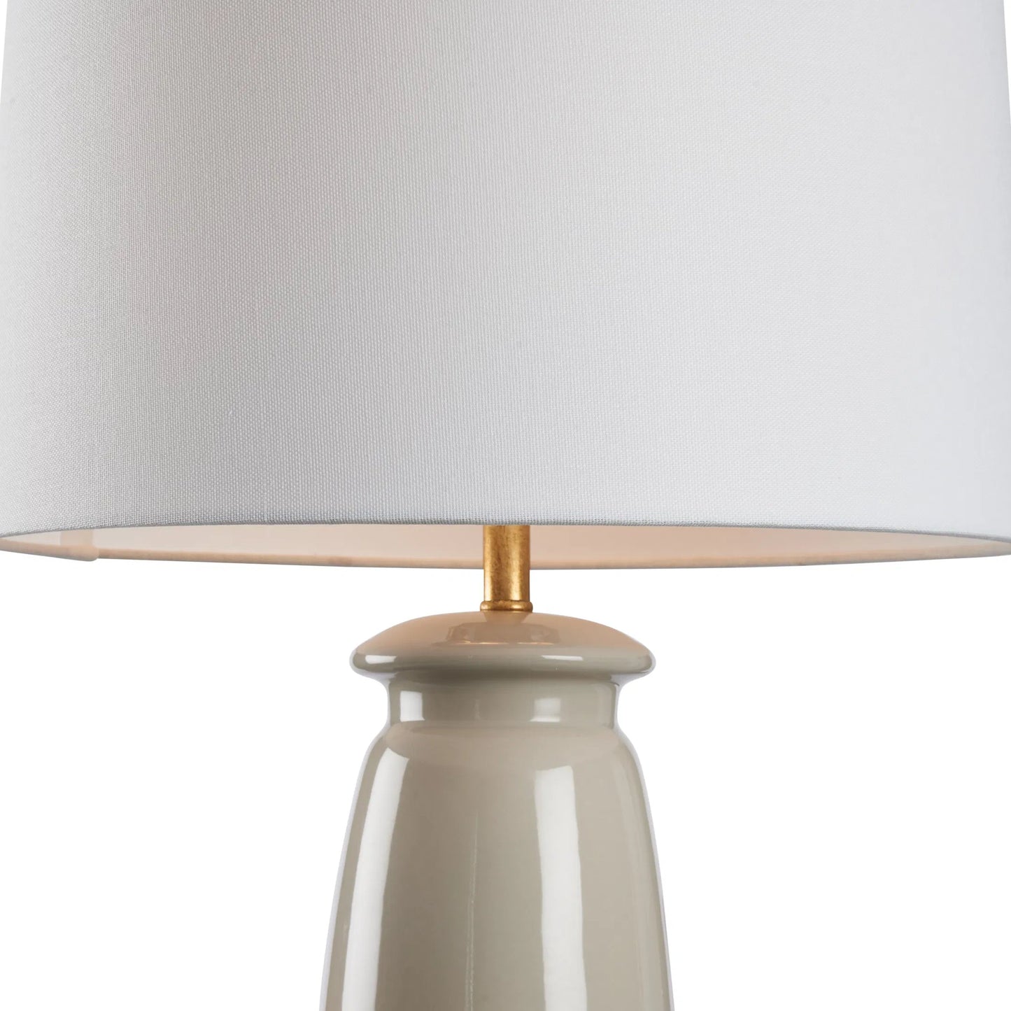 003 SI-2387777 | Additional Silo | Melanie Lamp by Chelsea House in beige glaze, gold leaf. Made from unique in a unique style.