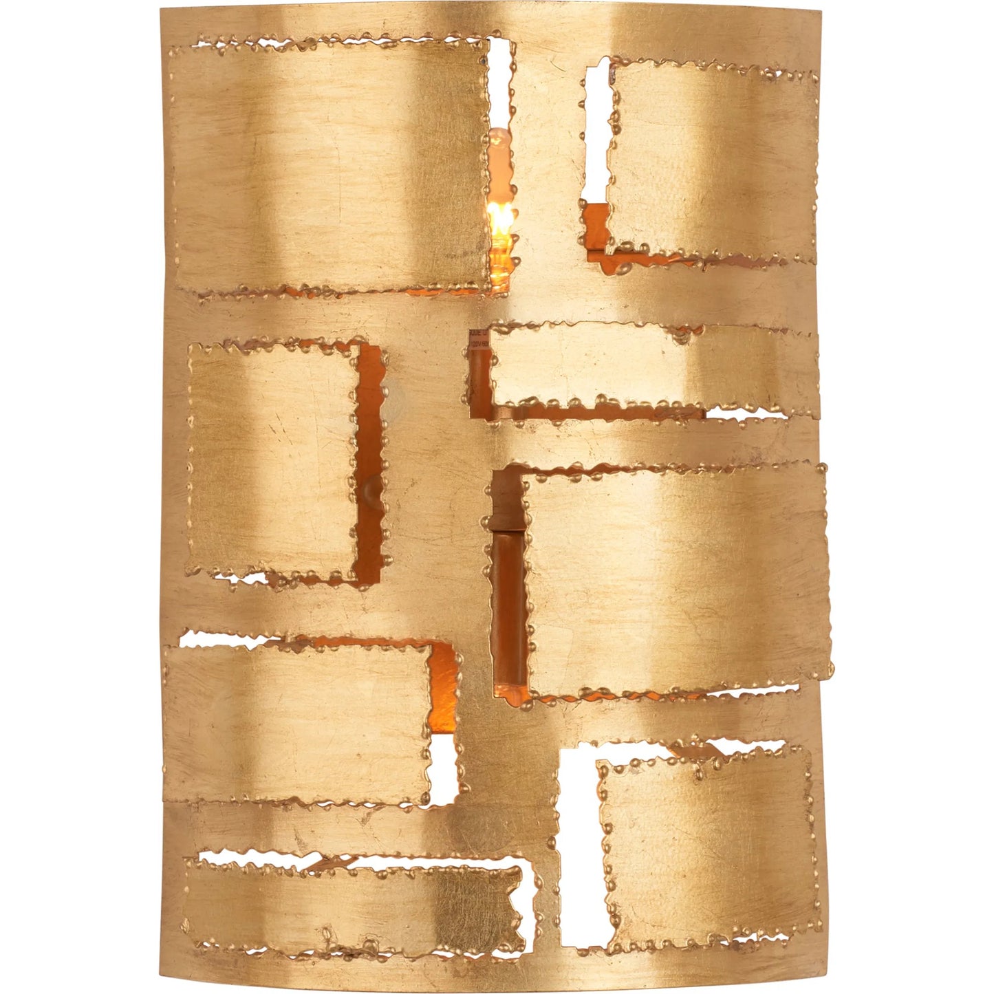 002 SI-2387804 | Additional Silo | Pane Sconce by Chelsea House in gold leaf. Made from unique in a unique style.