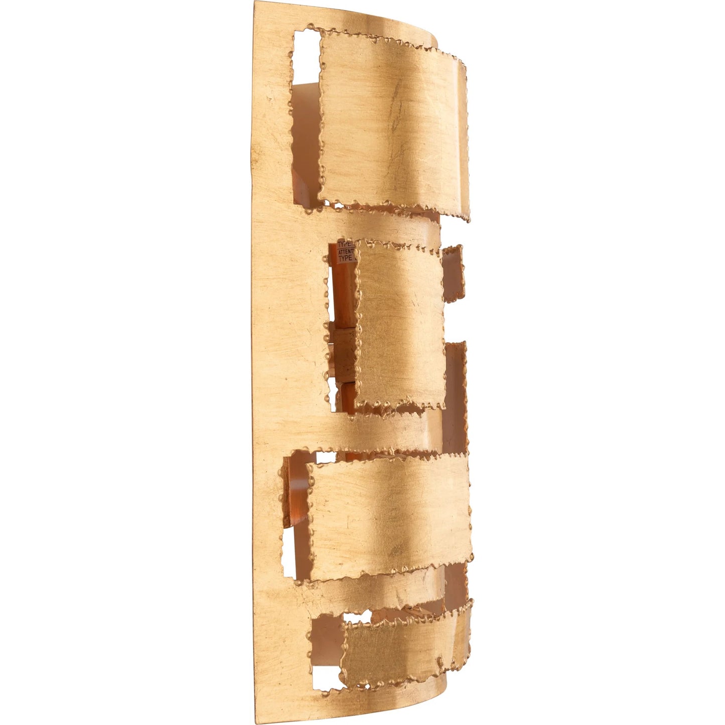 004 SI-2387804 | Additional Silo | Pane Sconce by Chelsea House in gold leaf. Made from unique in a unique style.