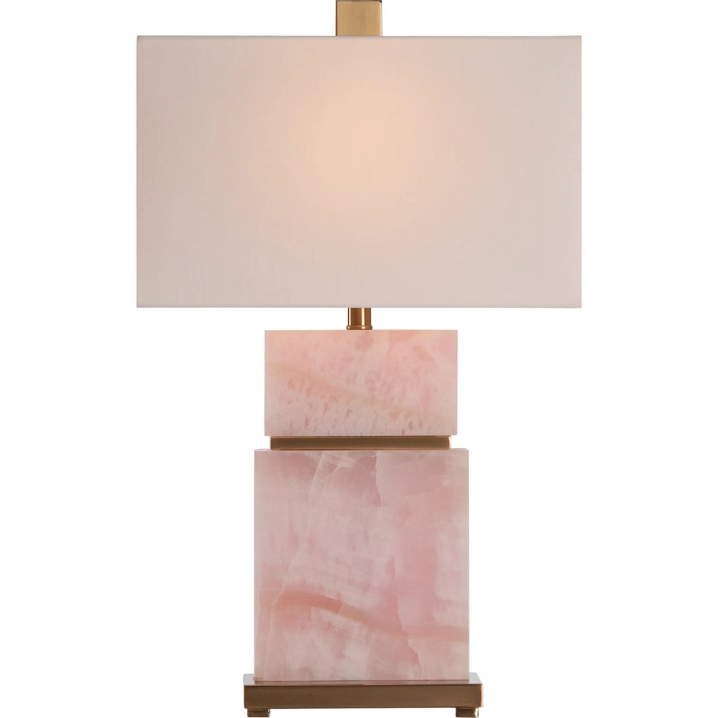 002 SI-2387826 | Additional Silo | Rose Table Lamp by Chelsea House in natural pink, antique brass. Made from unique in a unique style.