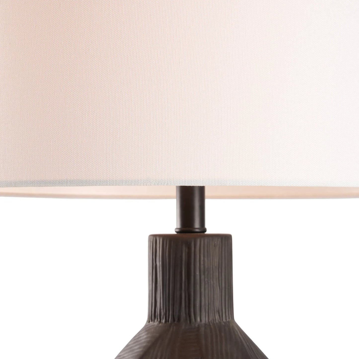 009 SI-2387719 | Closeup | Furrow Lamp by Chelsea House in matte black glaze, clear. Made from unique in a modern style.