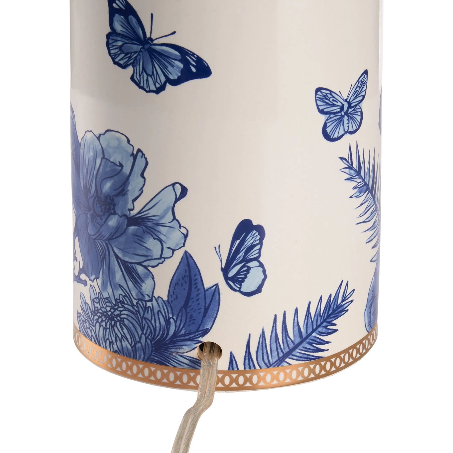 003 SI-2387661 | Additional Silo | Butterfly Lamp by Chelsea House in white, blue. Made from unique in a unique style.