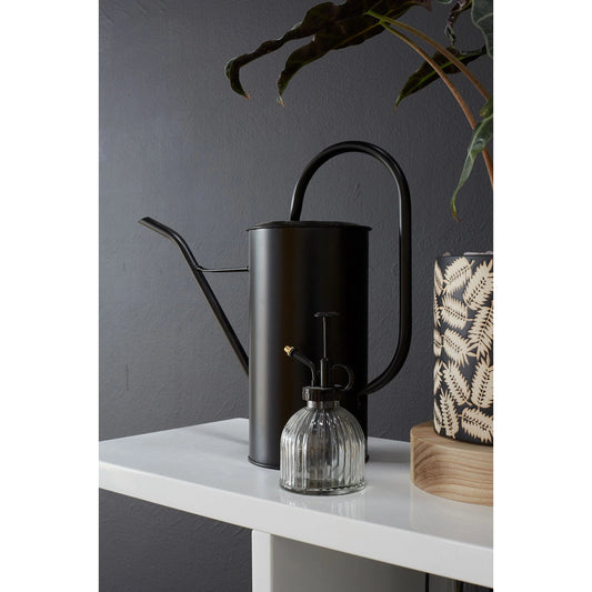 Carlise Plant Mister by Accent Decor in black. Made from glass in a modern style.