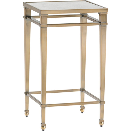 001 SI-2242501 | Primary Silo | Coville Accent Table by Lexington in brentwood. Made from metal, brass in a transitional style.
