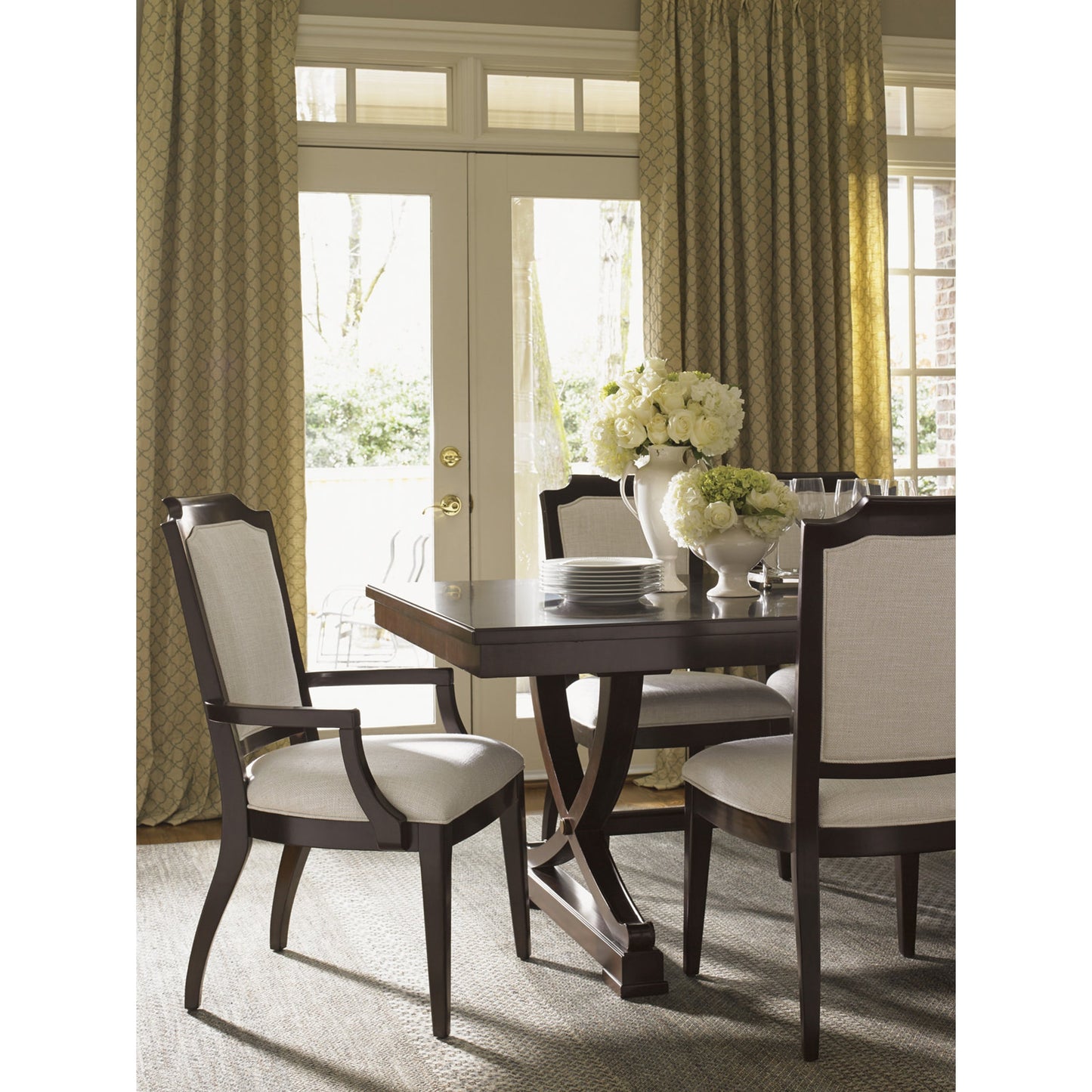 003 SR-835213 | Lifestyle | Candace Arm Chair by Lexington. Made from unique in a transitional style.
