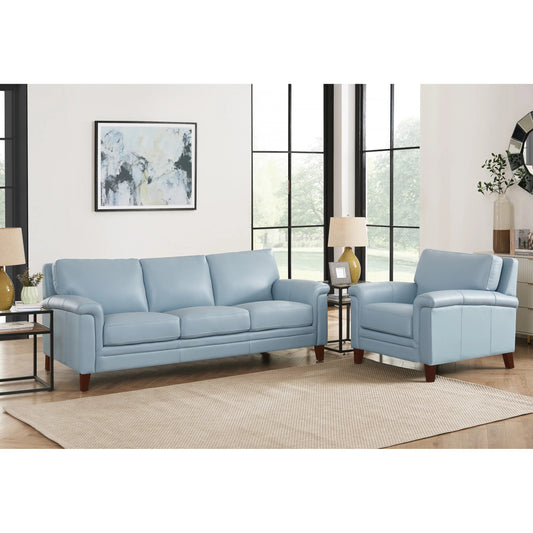Westcott Sofa by Hydeline. Made from leather in a transitional style.