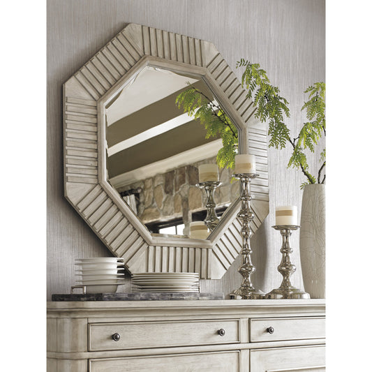 Selden Octagonal Mirror by Lexington. Made from unique in a modern style.