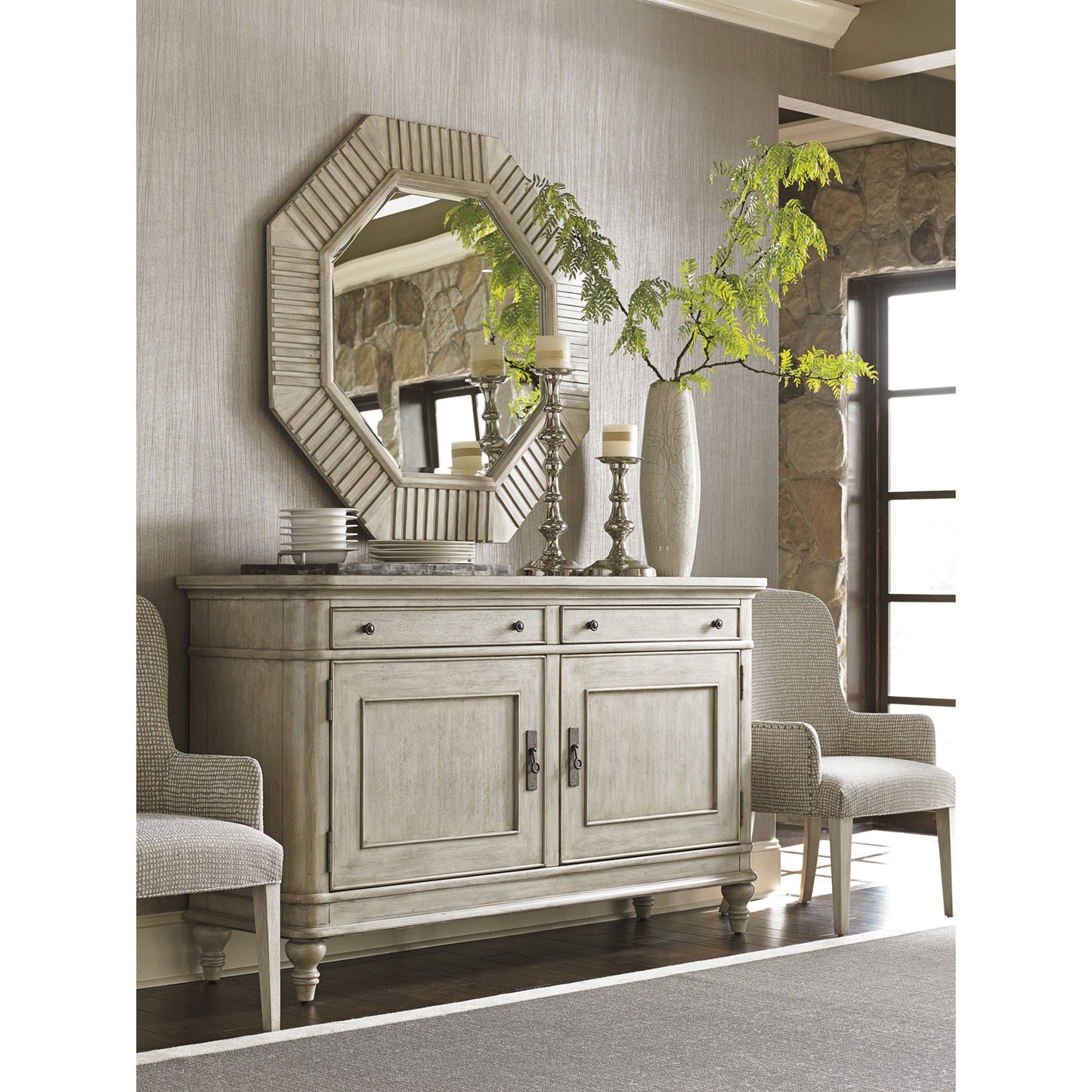 008 SR-835574 | Lifestyle | Oakdale Buffet by Lexington. Made from unique in a transitional style.