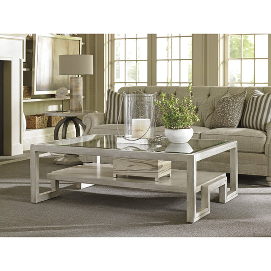 Saddlebrook Rectangular Cocktail Table by Lexington. Made from unique in a transitional style.