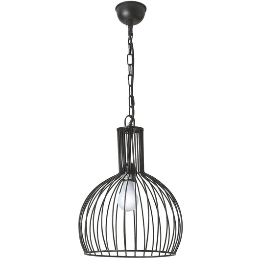 Black Iron Pendant by Butler Specialty Company in black and hors d'oeuvres. Made from iron, black powder coated finish in a modern style.