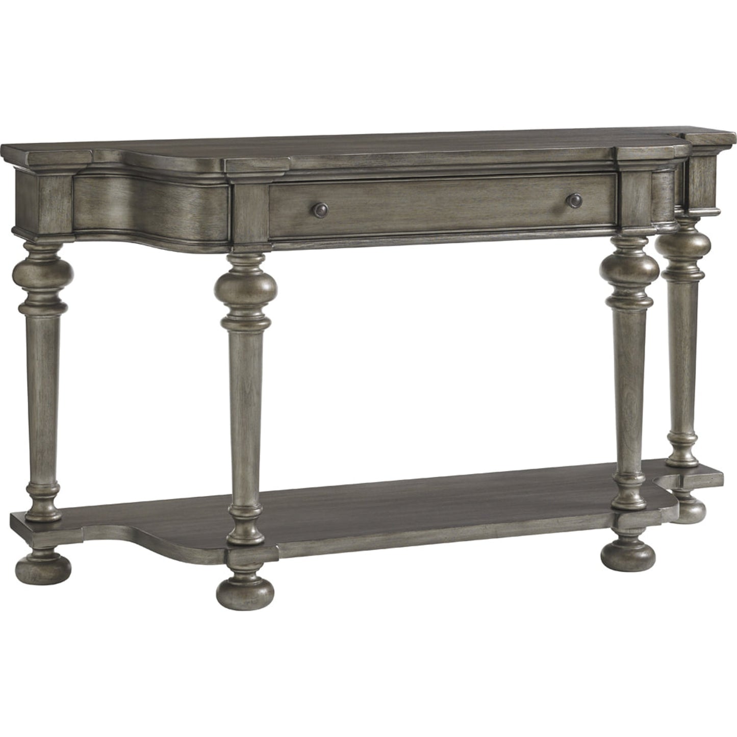 001 SR-835645 | Additional Silo | Sands Point Sideboard by Lexington in pelican gray. Made from unique in a traditional style.