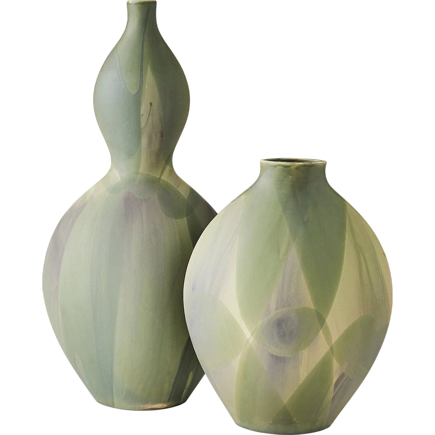 001 SI-2323747,SI-2323748 | Primary Silo | Helios Green Vase by Global Views in green. Made from unique in a unique style.