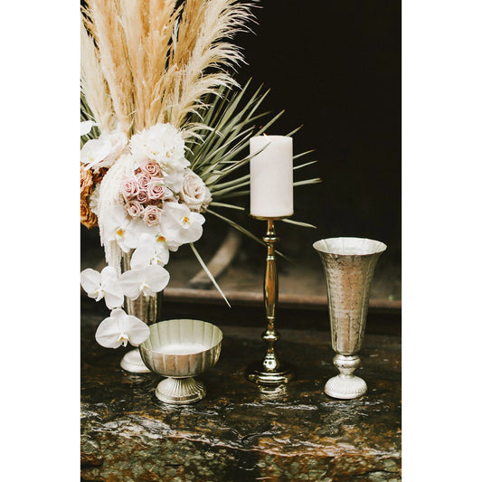 Lita Vase by Accent Decor. Made from metal in a modern style.