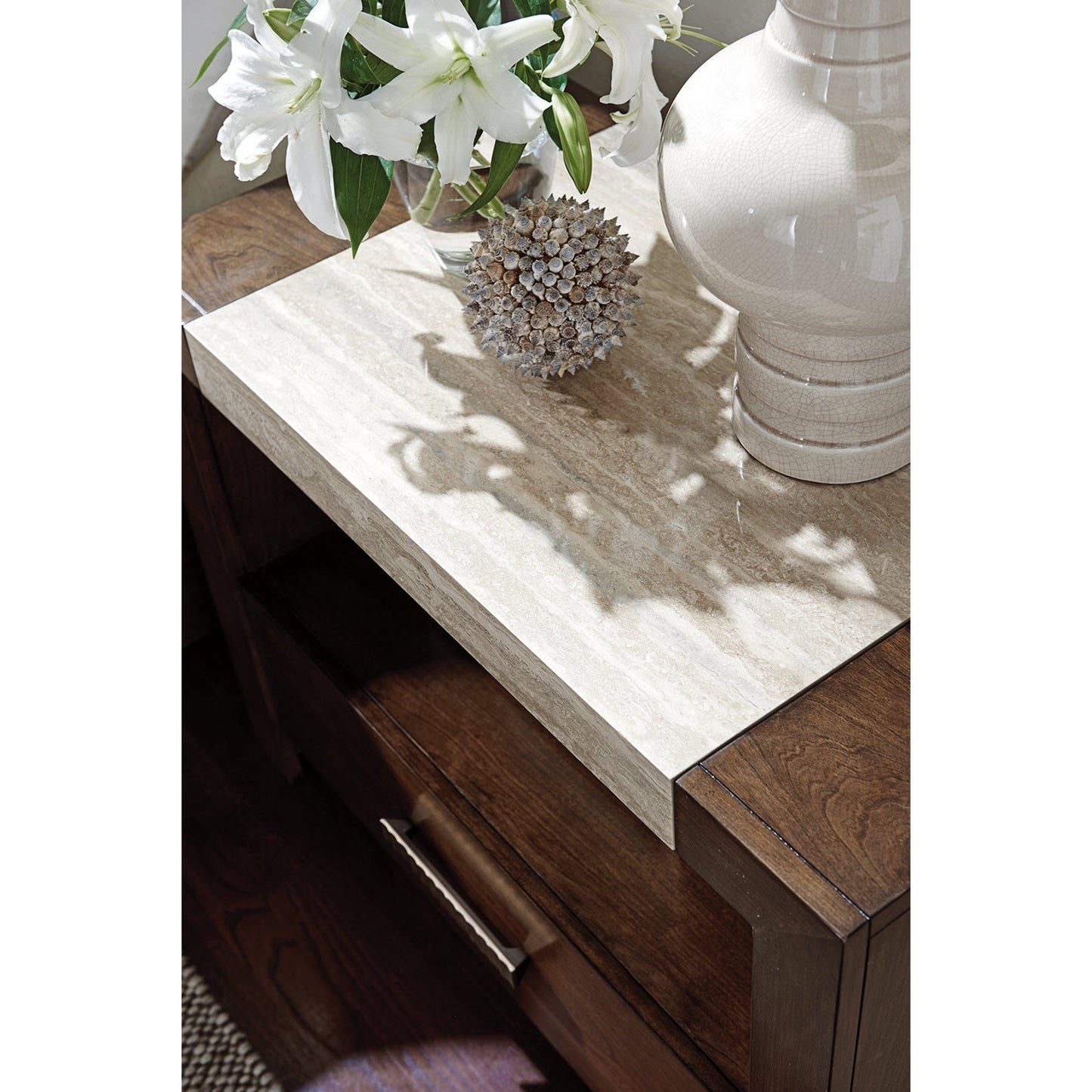 005 SR-835400 | Lifestyle | Graysby Night Table by Lexington. Made from unique in a unique style.