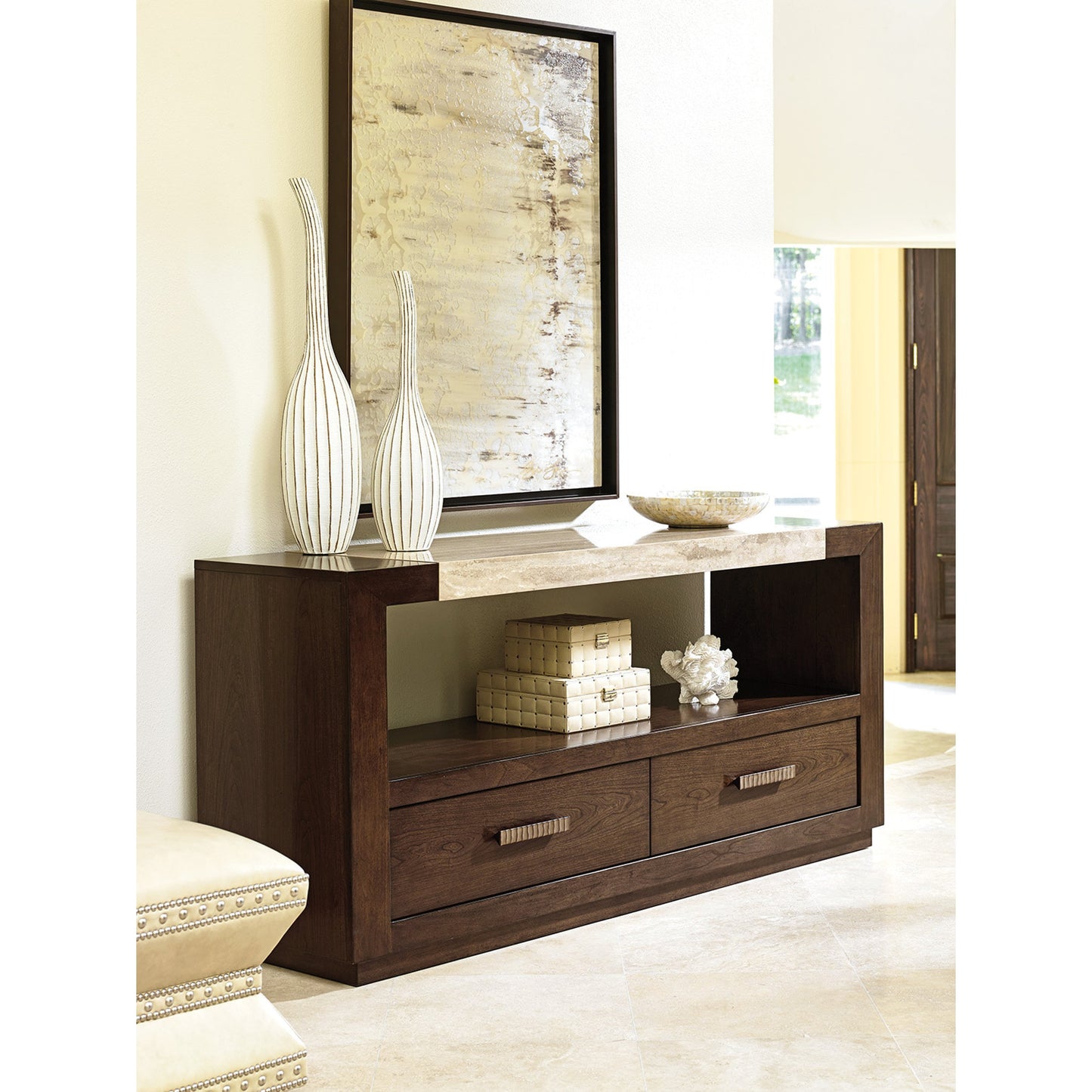 003 SR-835346 | Lifestyle | Estrada Dining Console by Lexington. Made from unique in a modern style.
