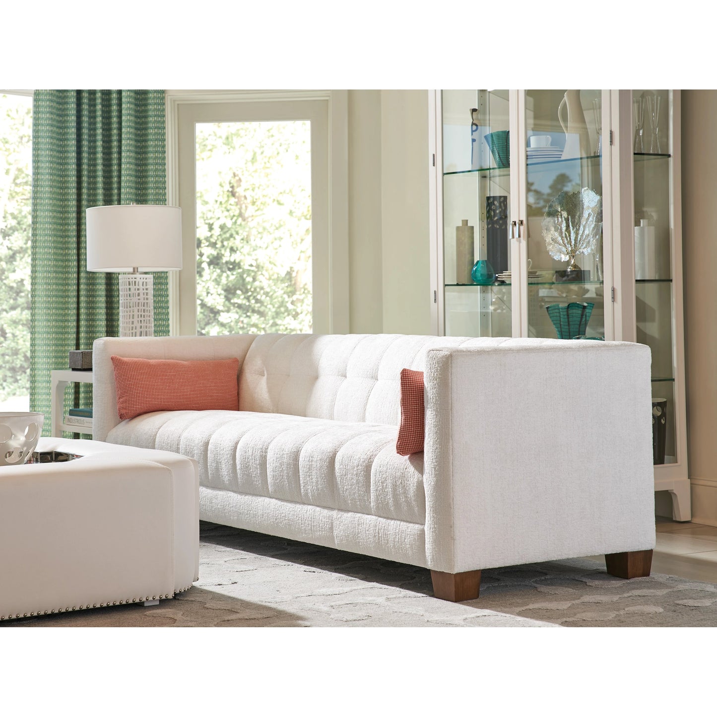 003 SI-1962992 | Lifestyle | Emilia Sofa by Lexington in brown, gray and movida. Made from unique in a modern style.