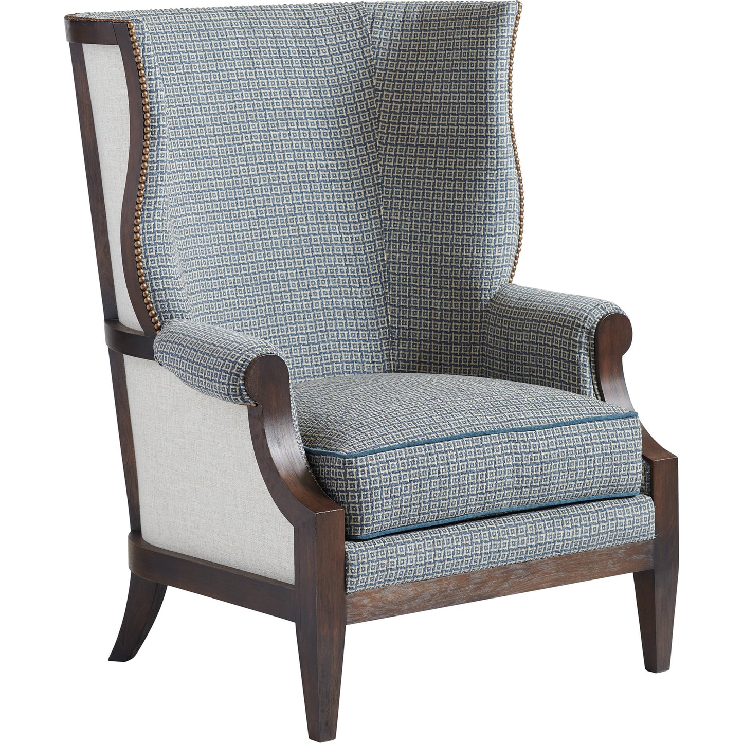 001 SI-1823455 | Additional Silo | Merced Chair by Lexington in walnut. Made from unique in a transitional style.
