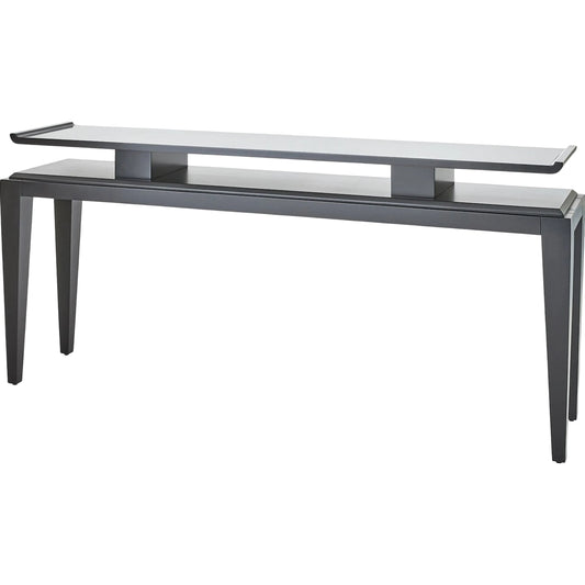 Poise Console Table by Global Views in black and black. Made from unique in a modern style.