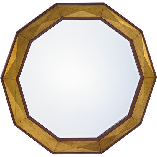 Savoy Round Mirror by Lexington. Made from unique in a transitional style.