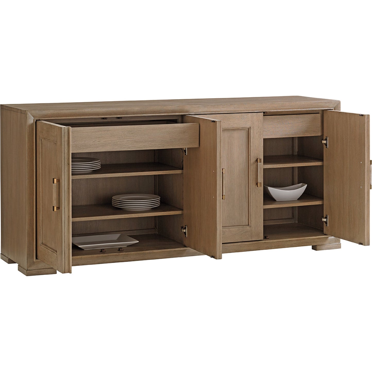 002 SR-835260 | Additional Silo | City Club Buffet by Lexington in taupe, gray. Made from unique in a transitional style.