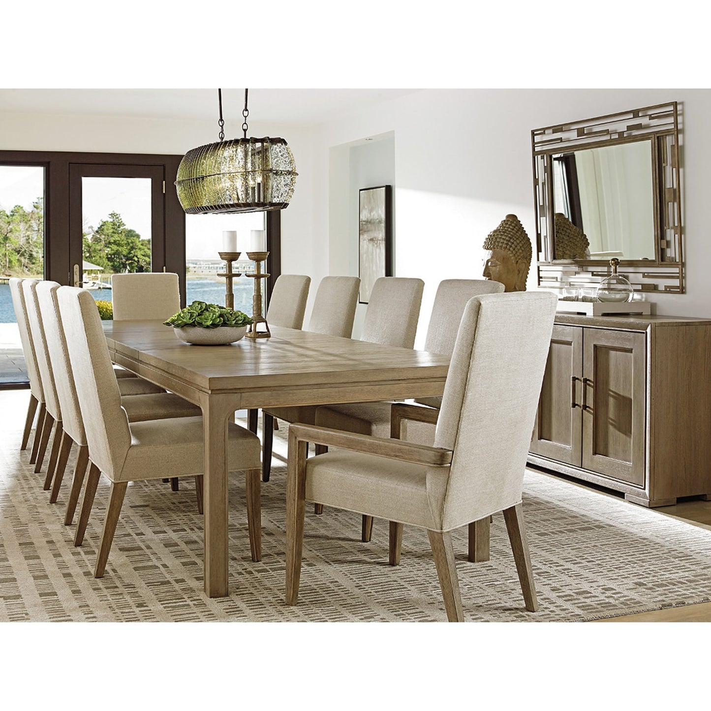007 SR-835260 | Lifestyle | City Club Buffet by Lexington in taupe, gray. Made from unique in a transitional style.