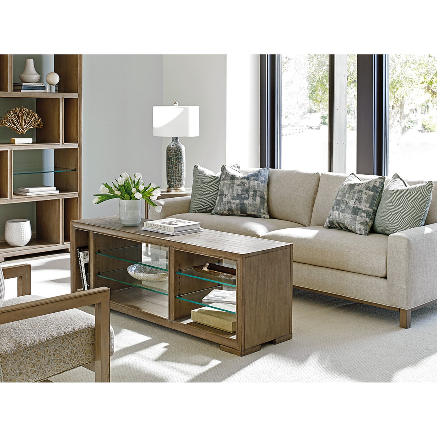 003 SR-835691 | Lifestyle | Spotlight Media Console by Lexington. Made from unique in a modern style.