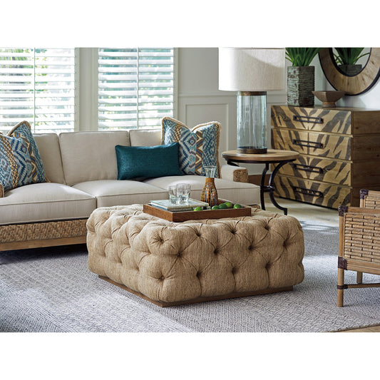 Laurel Cocktail Ottoman by Tommy Bahama Home. Made from unique in a transitional style.