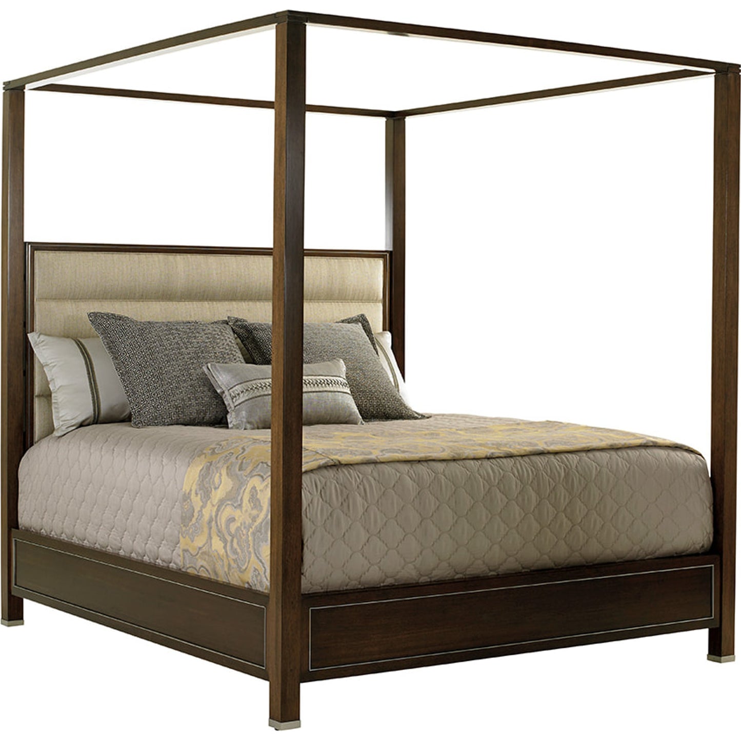 001 SR-835736,SR-835737,SR-835738 | Additional Silo | Terranea Poster Bed by Lexington in wheat. Made from unique in a transitional style.