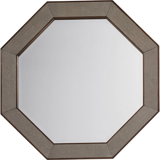 Riva Octagonal Mirror by Lexington. Made from unique in a transitional style.