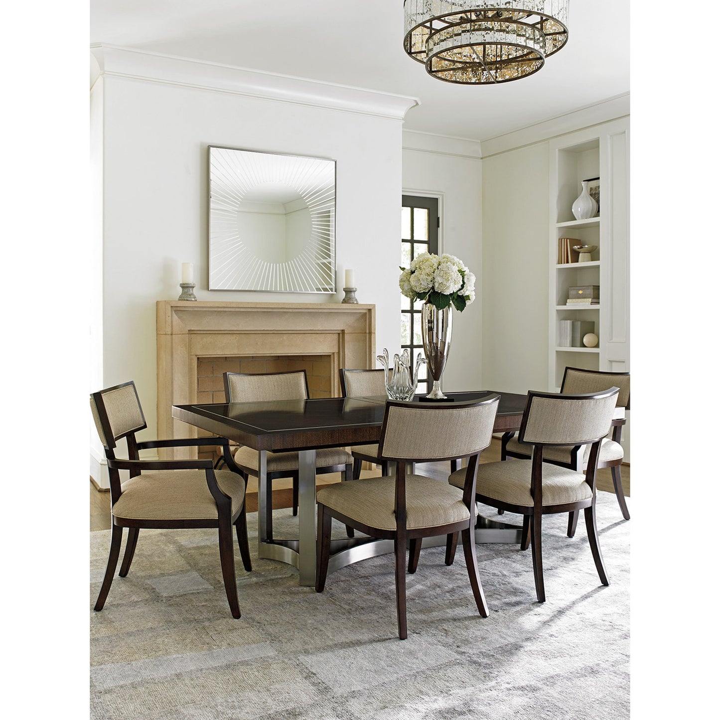 007 SR-835167 | Lifestyle | Beverly Place Rectangular Dining Table by Lexington. Made from unique in a modern style.