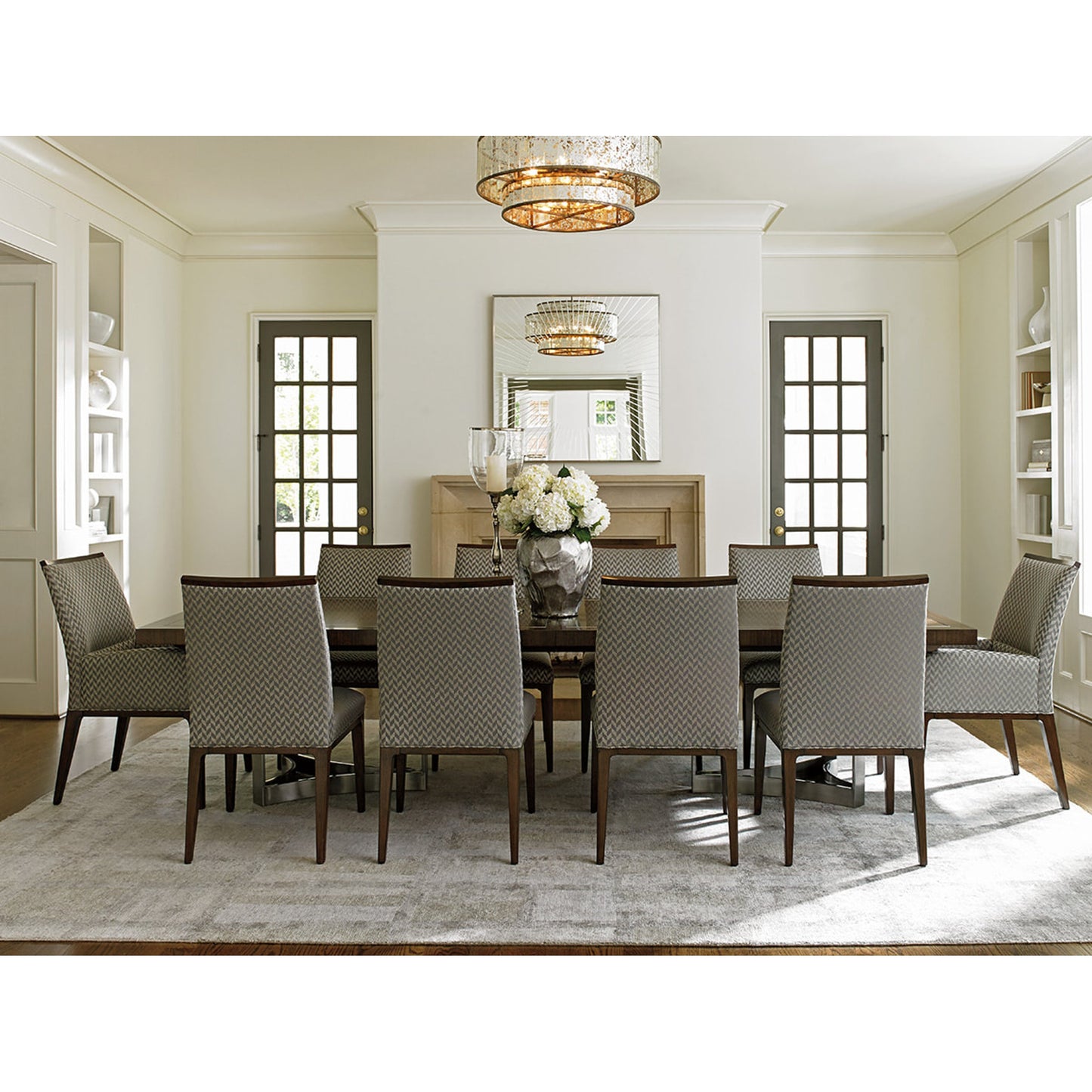 009 SR-835167 | Lifestyle | Beverly Place Rectangular Dining Table by Lexington. Made from unique in a modern style.