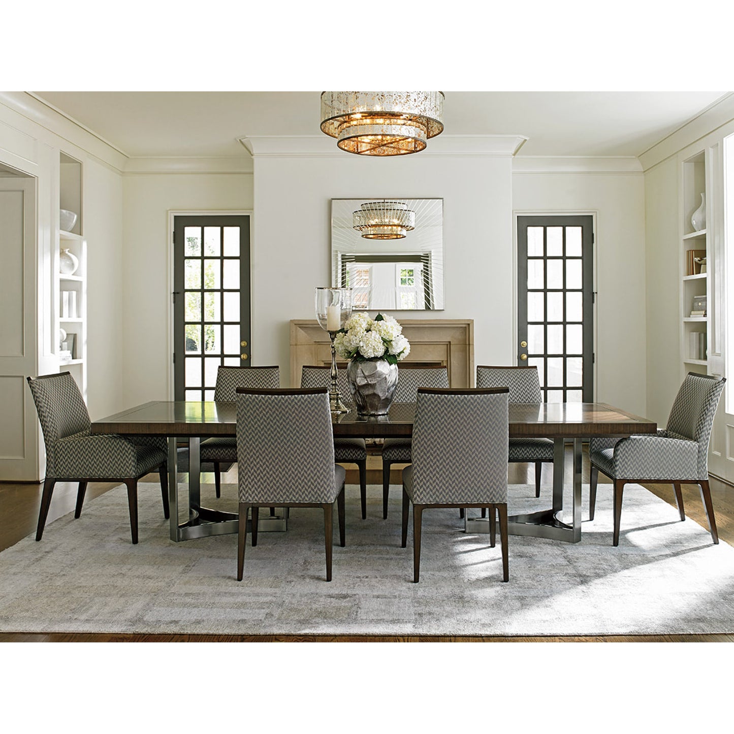 005 SR-835167 | Lifestyle | Beverly Place Rectangular Dining Table by Lexington. Made from unique in a modern style.