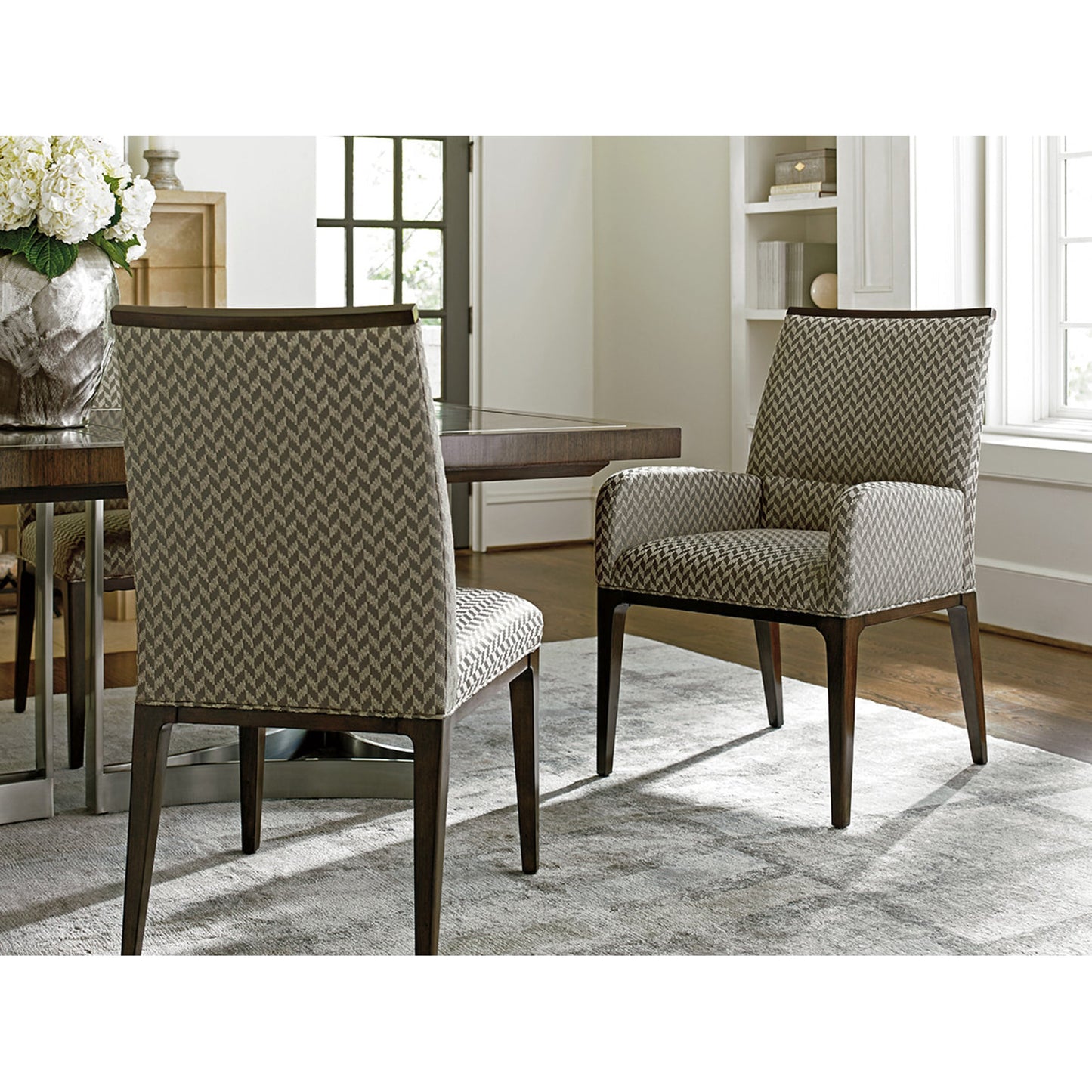 003 SR-835271 | Additional Silo | Collina Upholstered Side Chair by Lexington in silver gray. Made from unique in a modern style.
