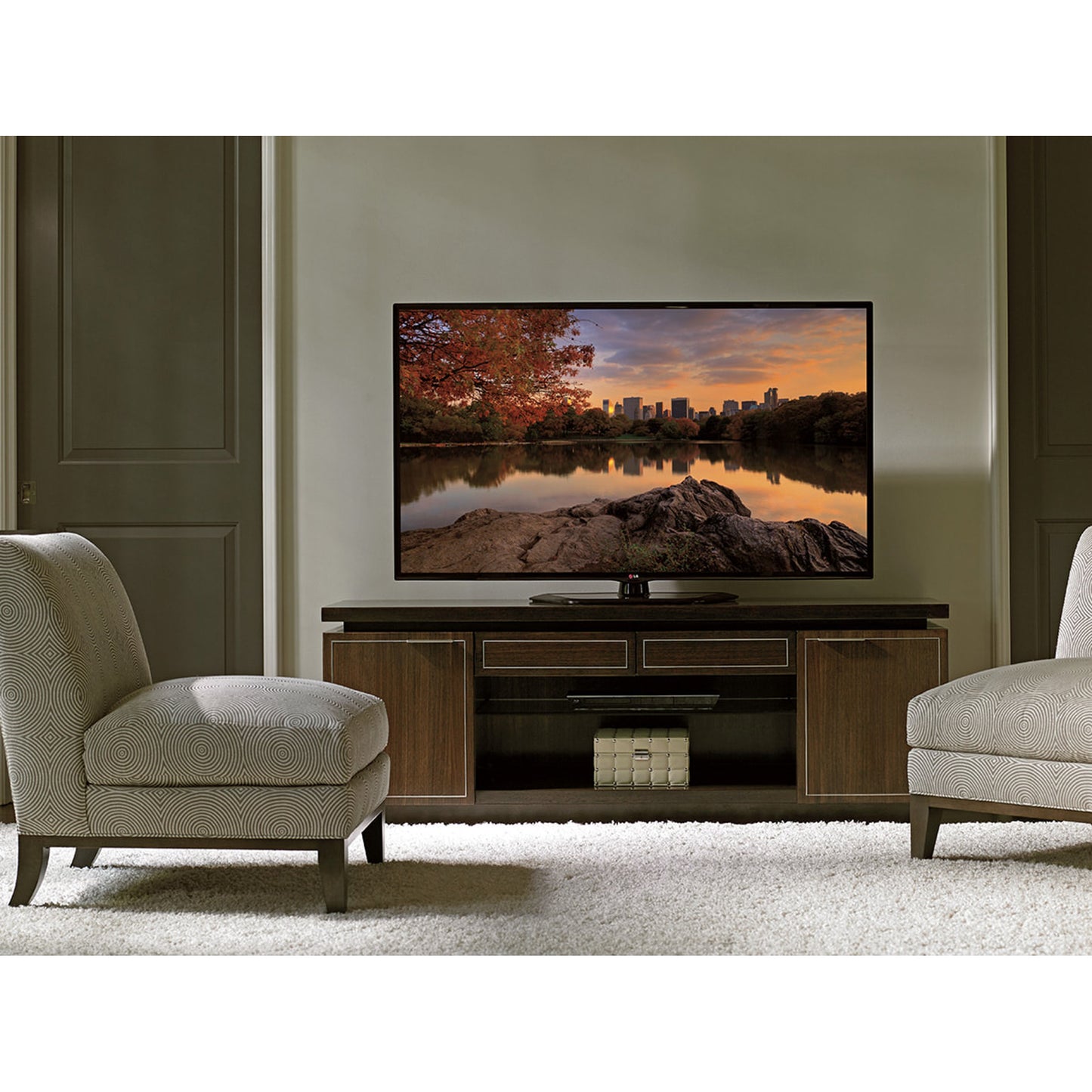 007 SR-835429 | Lifestyle | Highview Media Console by Lexington. Made from unique in a modern style.
