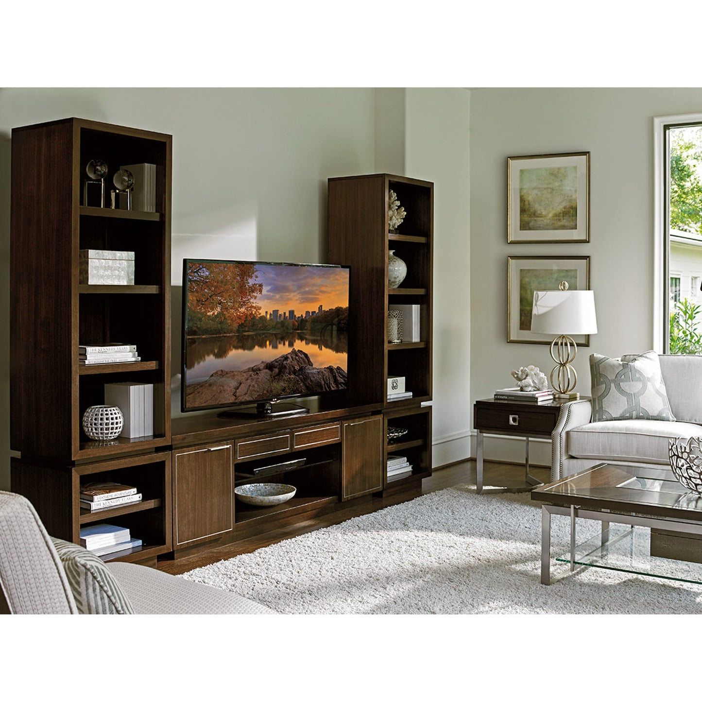 009 SR-835429 | Lifestyle | Highview Media Console by Lexington. Made from unique in a modern style.