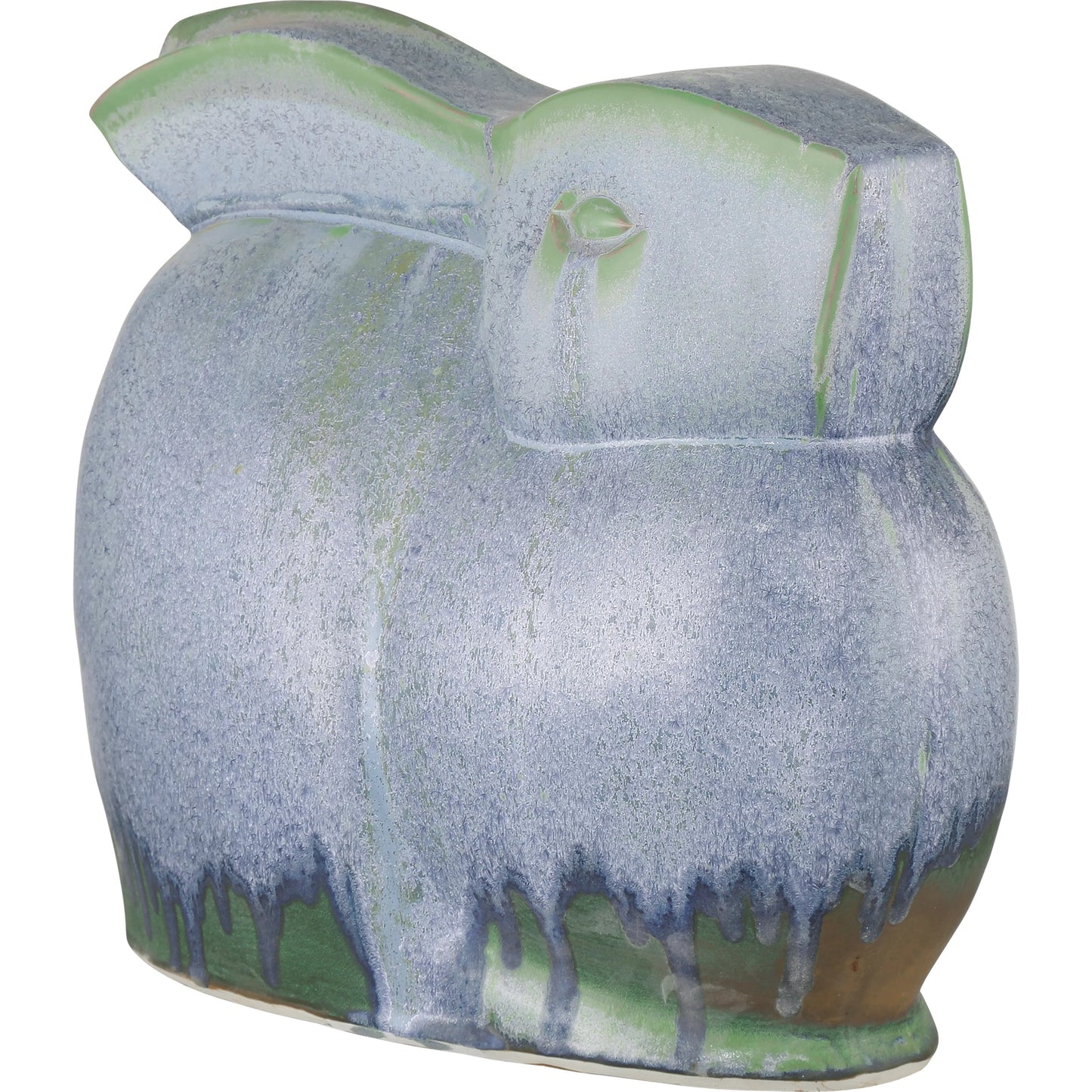 005 SI-2191764 | Additional Silo | Lapine Object by Currey and Company in reactive blue, green. Made from porcelain in a modern style.