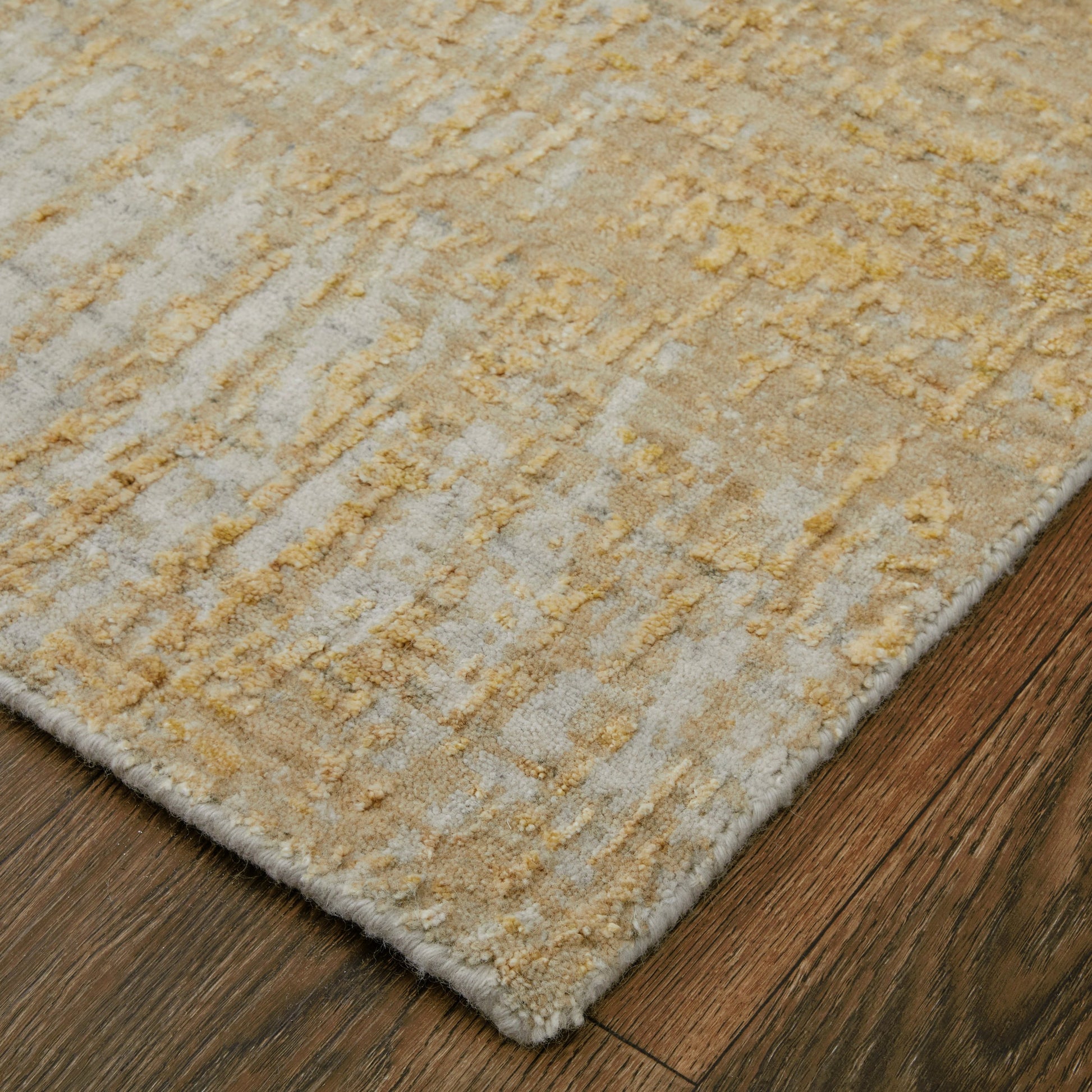 Eastfield Rug - EAS69FRF by Feizy in yellow, ivory, gold. Made from viscose, wool in a unique style.
