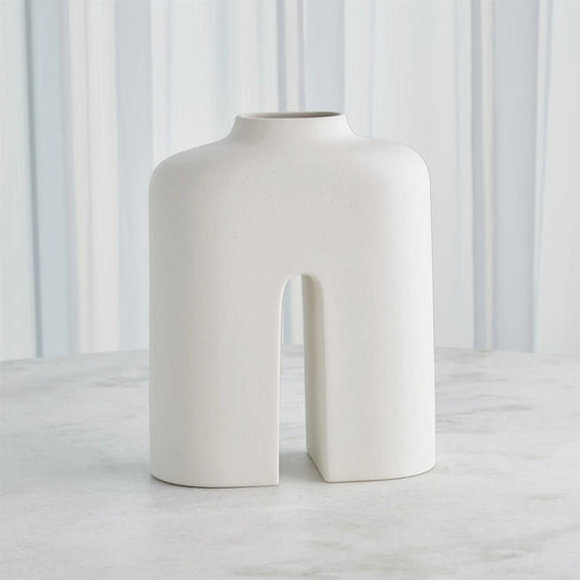 Guardian Vase by Global Views in white. Made from unique in a modern style.