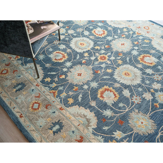 Newport 7326 Rug by Exquisite Rugs in blue, gray. Made from new zealand wool in a unique style.
