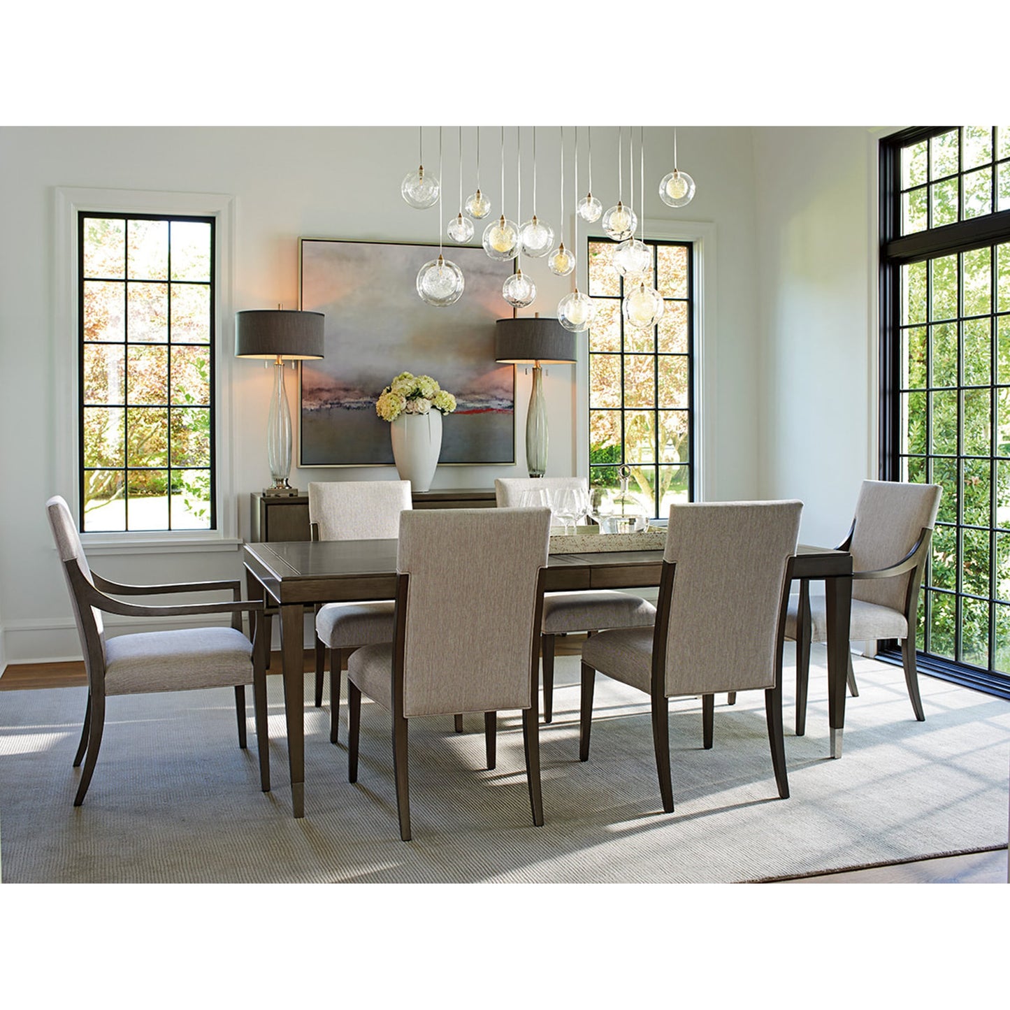 005 SR-835248 | Lifestyle | Chateau Dining Table by Lexington. Made from unique in a modern style.