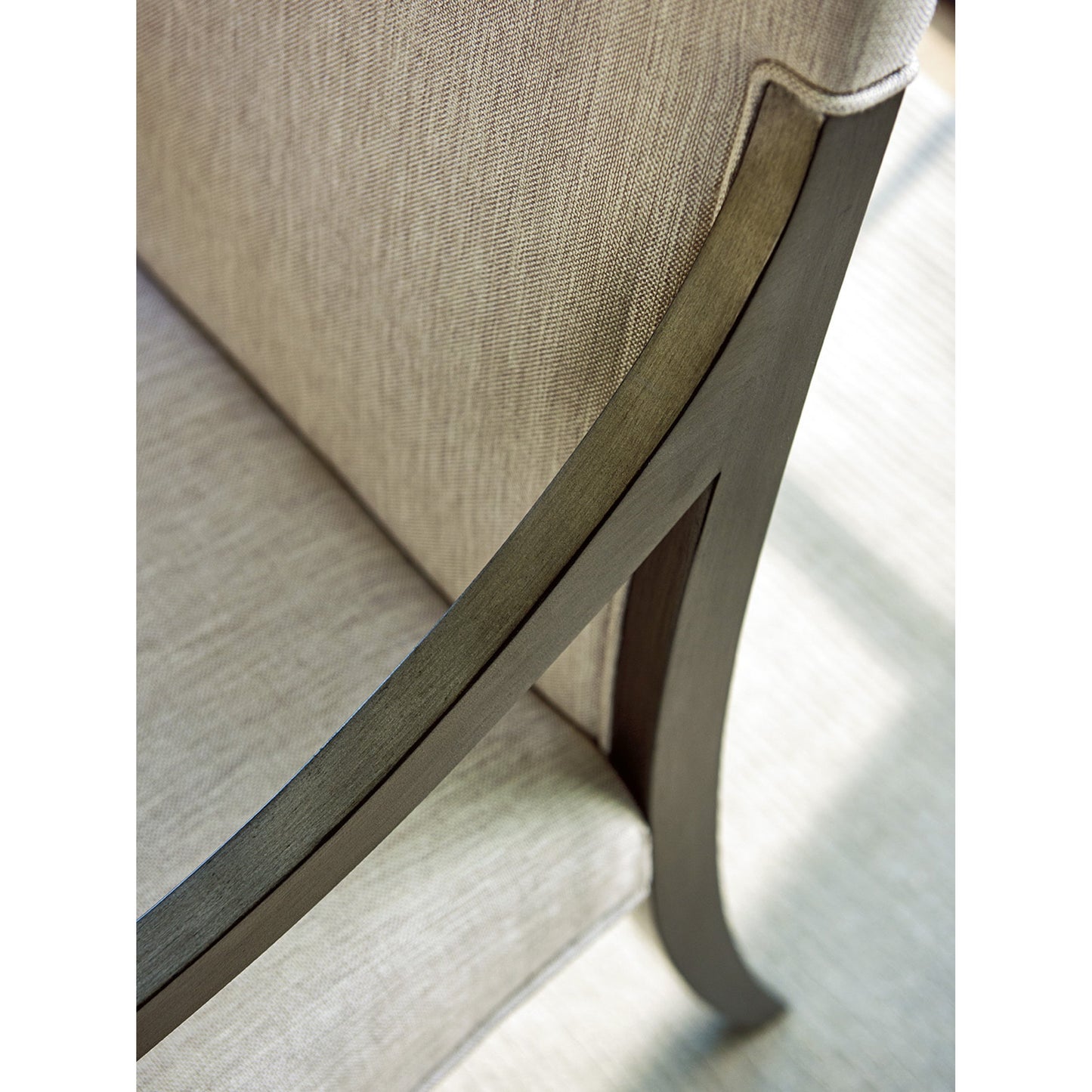 005 SR-835650 | Lifestyle | Saverne Upholstered Arm Chair by Lexington in natural. Made from unique in a transitional style.