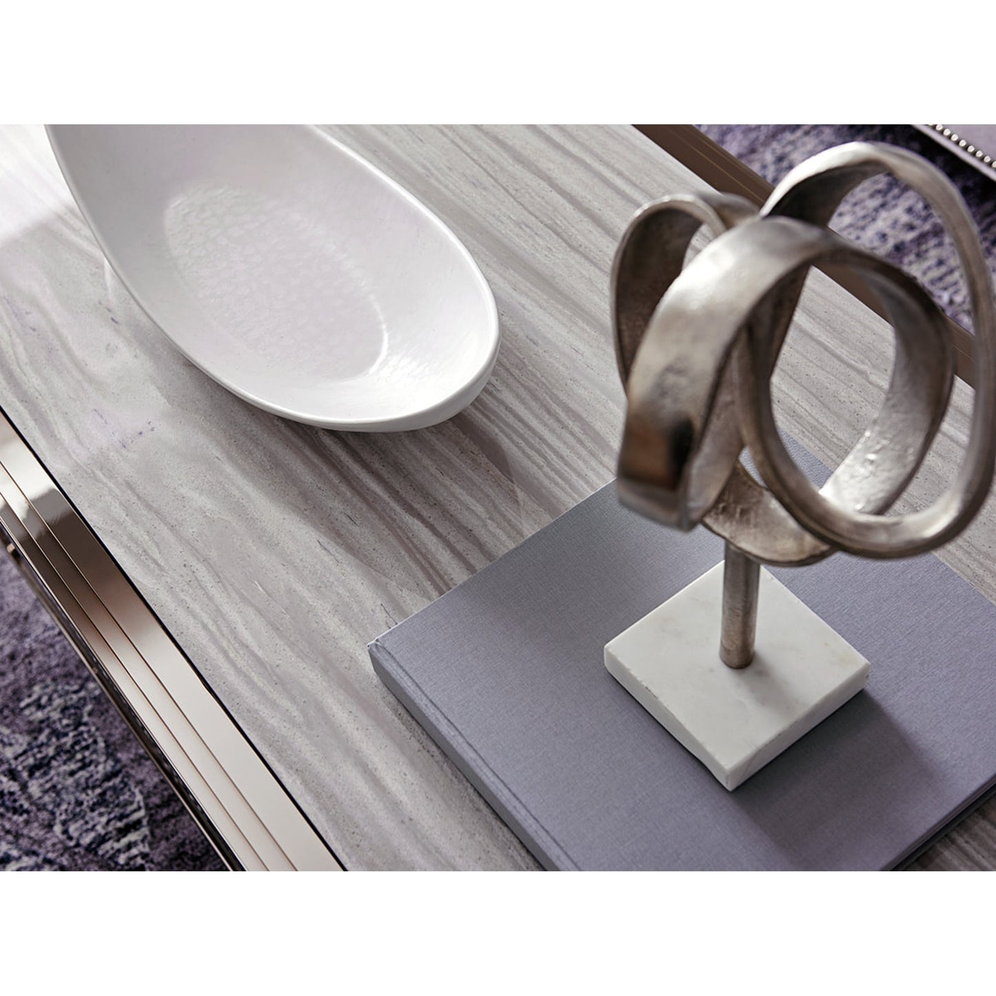 003 SR-835109 | Additional Silo | Athene Stainless Cocktail Table by Lexington. Made from unique in a transitional style.