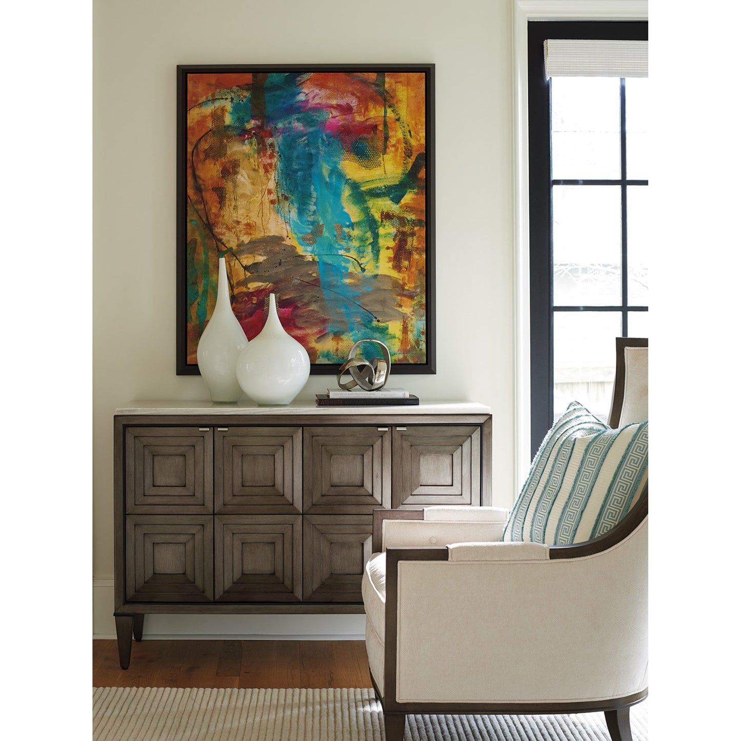 006 SR-835310 | Lifestyle | Domaine Hall Chest by Lexington. Made from unique in a transitional style.